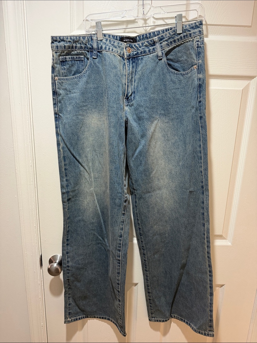 White Fox Wide leg Jean XL NWOT